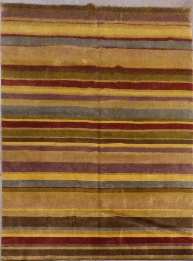 One Of The Kind Indian Hand-Knotted Rug 11'5" X 8'8"